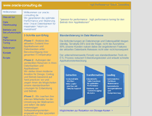 Tablet Screenshot of oracle-consulting.net